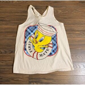 Vintage Tweety cover‎ up tank size OS